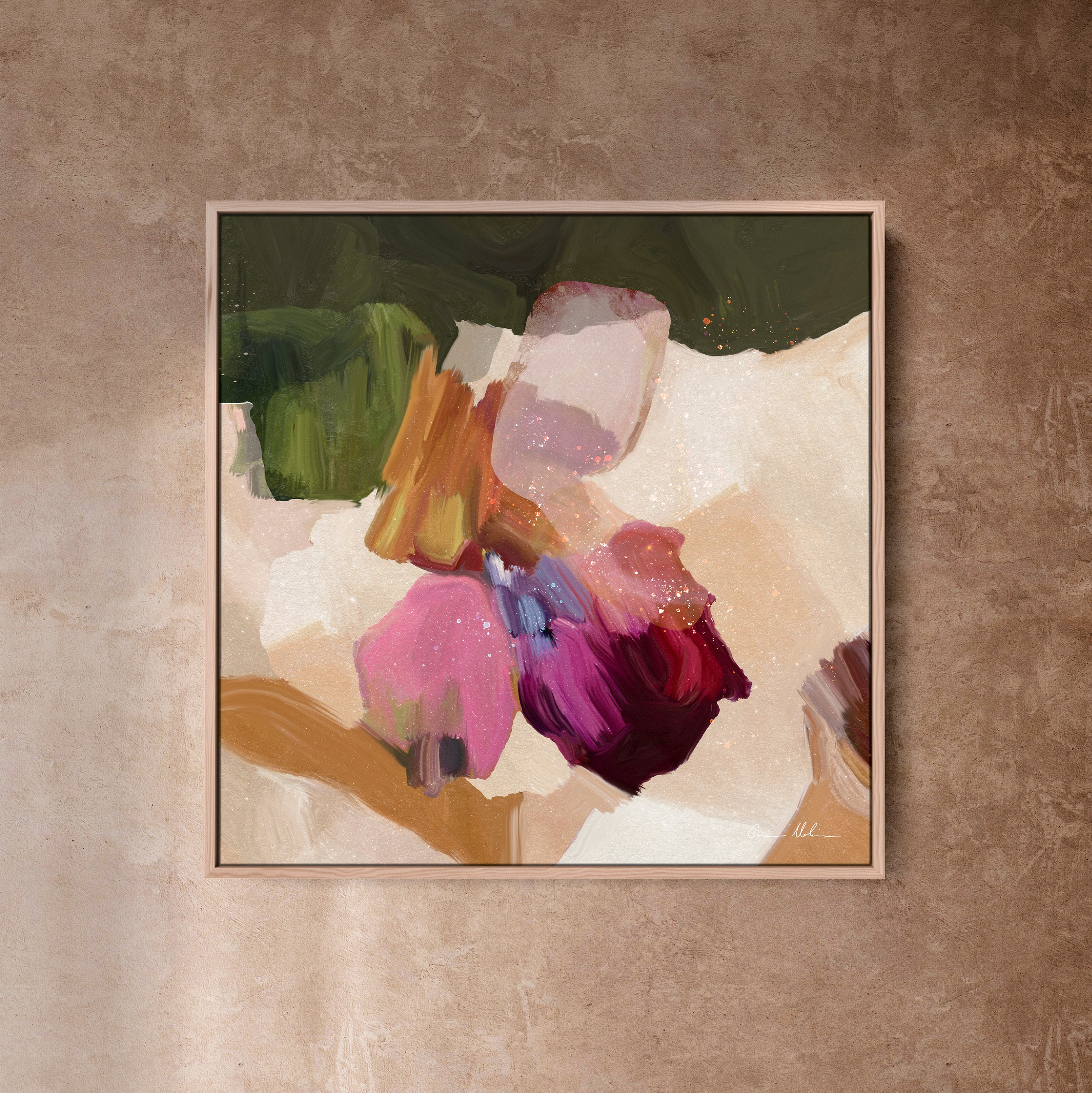 "Apostle Bay No. 2 VII" on Canvas - Square