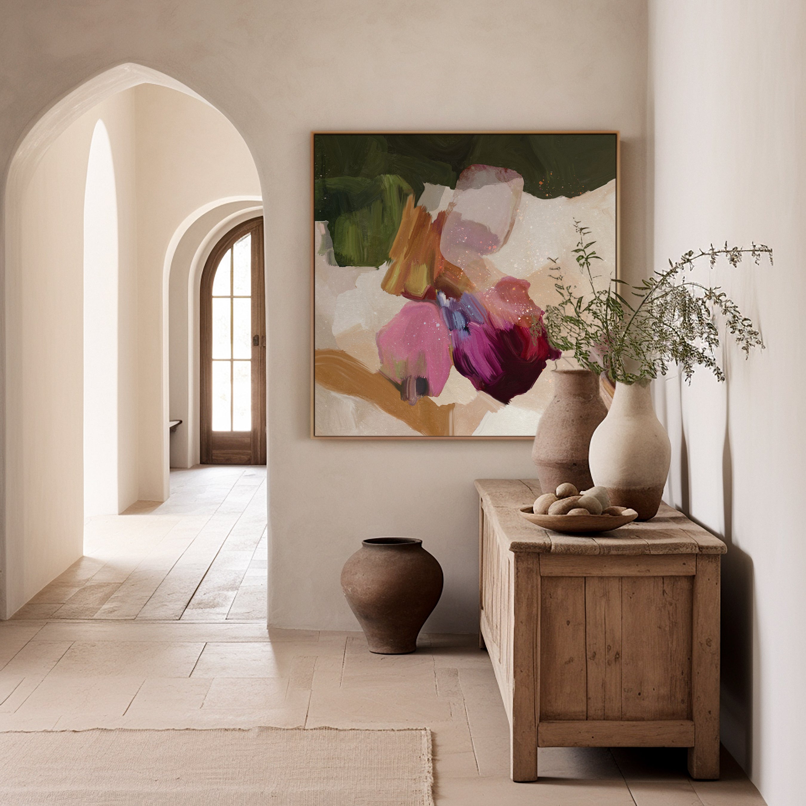 "Apostle Bay No. 2 VII" on Canvas - Square