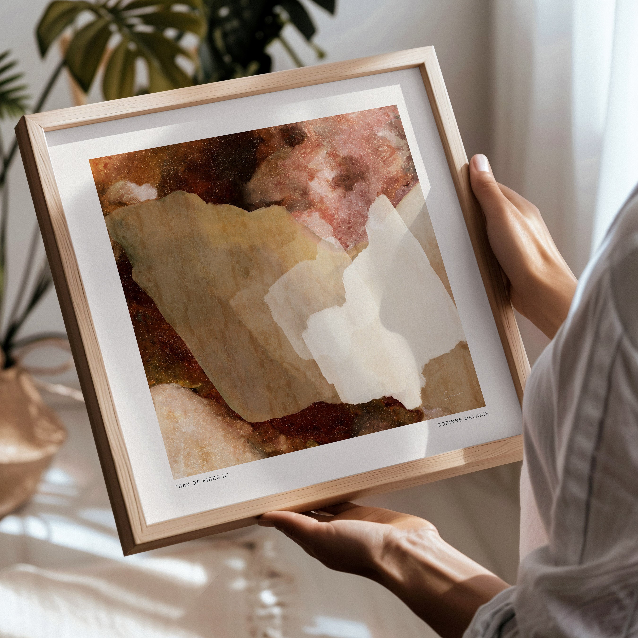"Bay of Fires II" Framed Paper Print - With Gallery Text