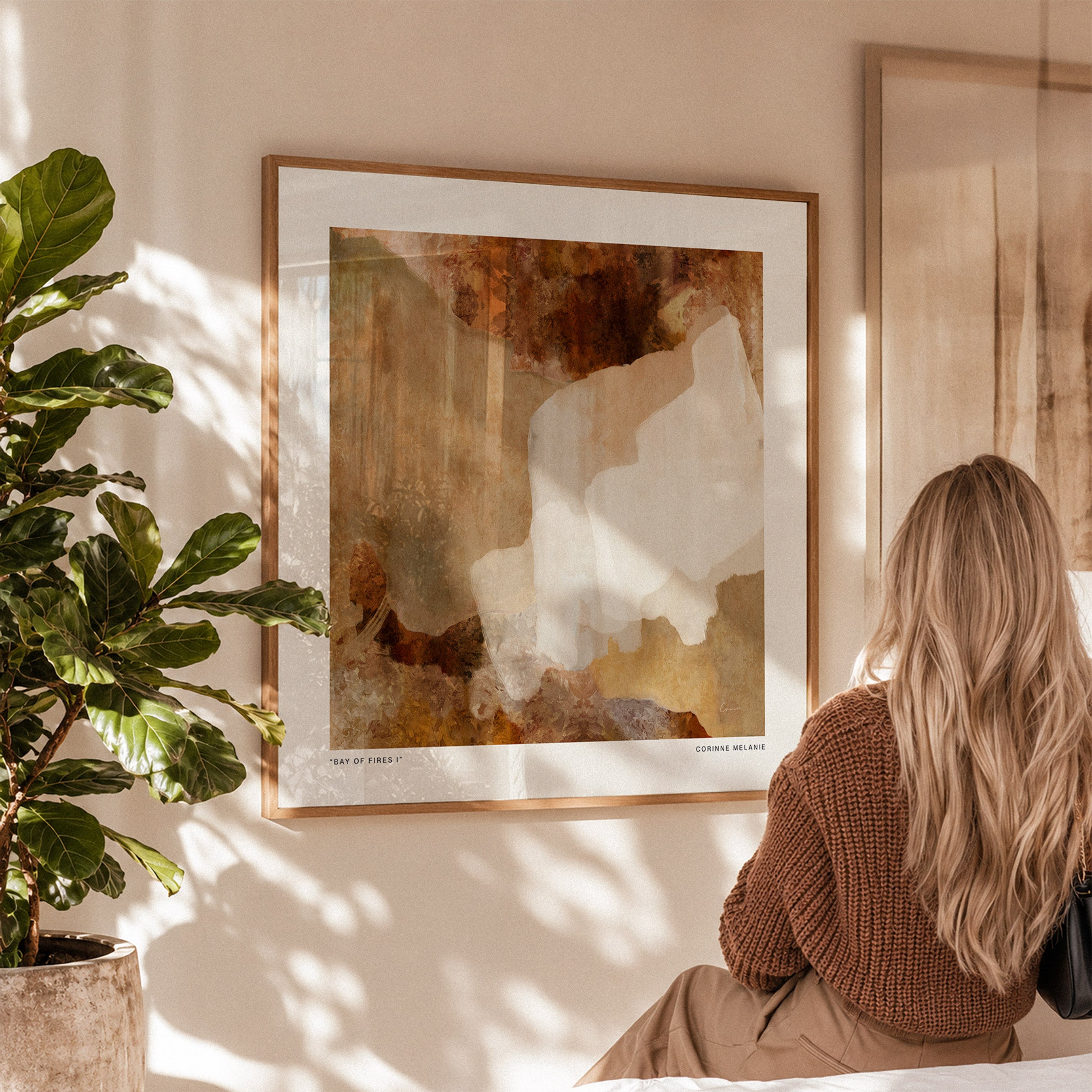 "Bay of Fires I" Framed Paper Print - With Gallery Text