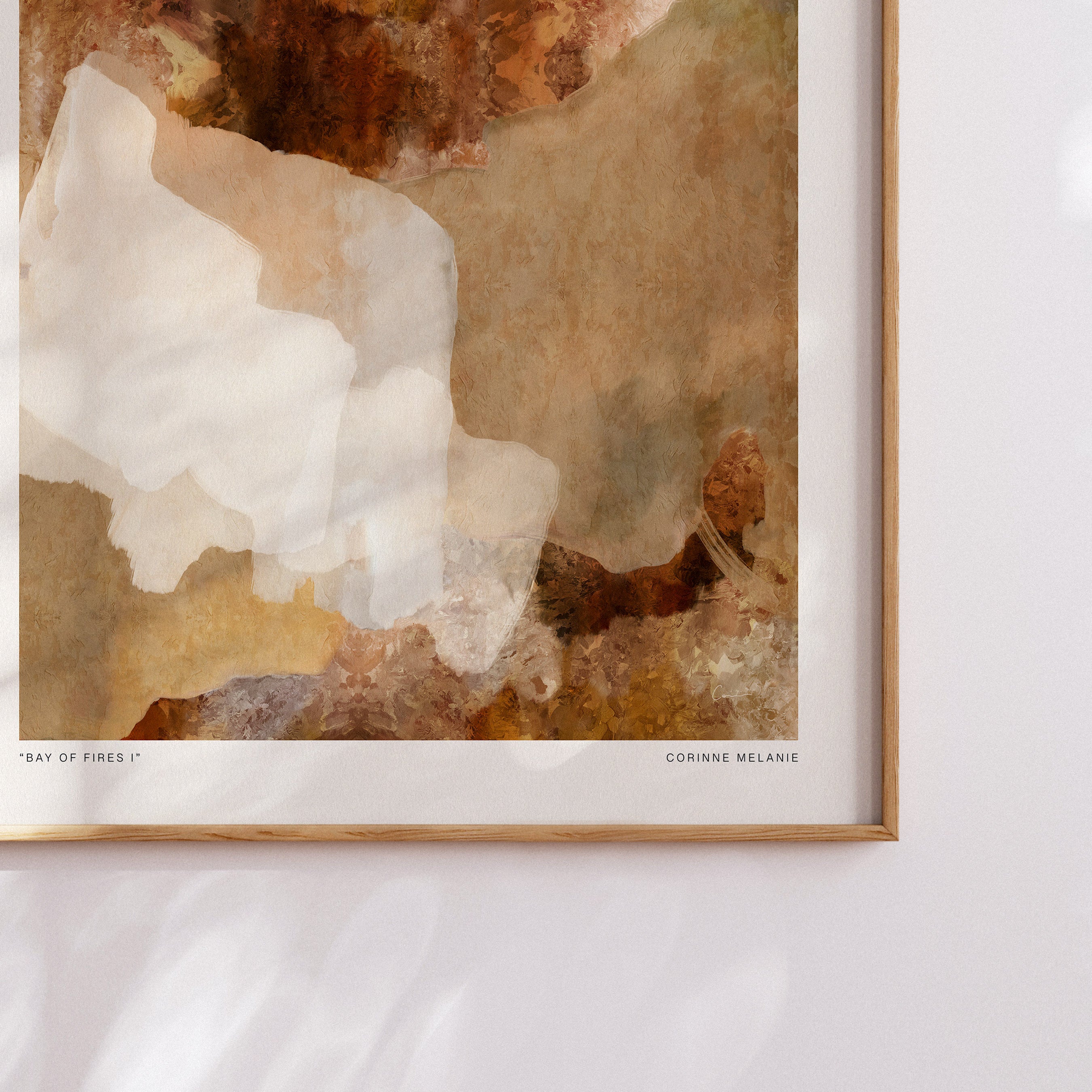 "Bay of Fires I" Framed Paper Print - With Gallery Text