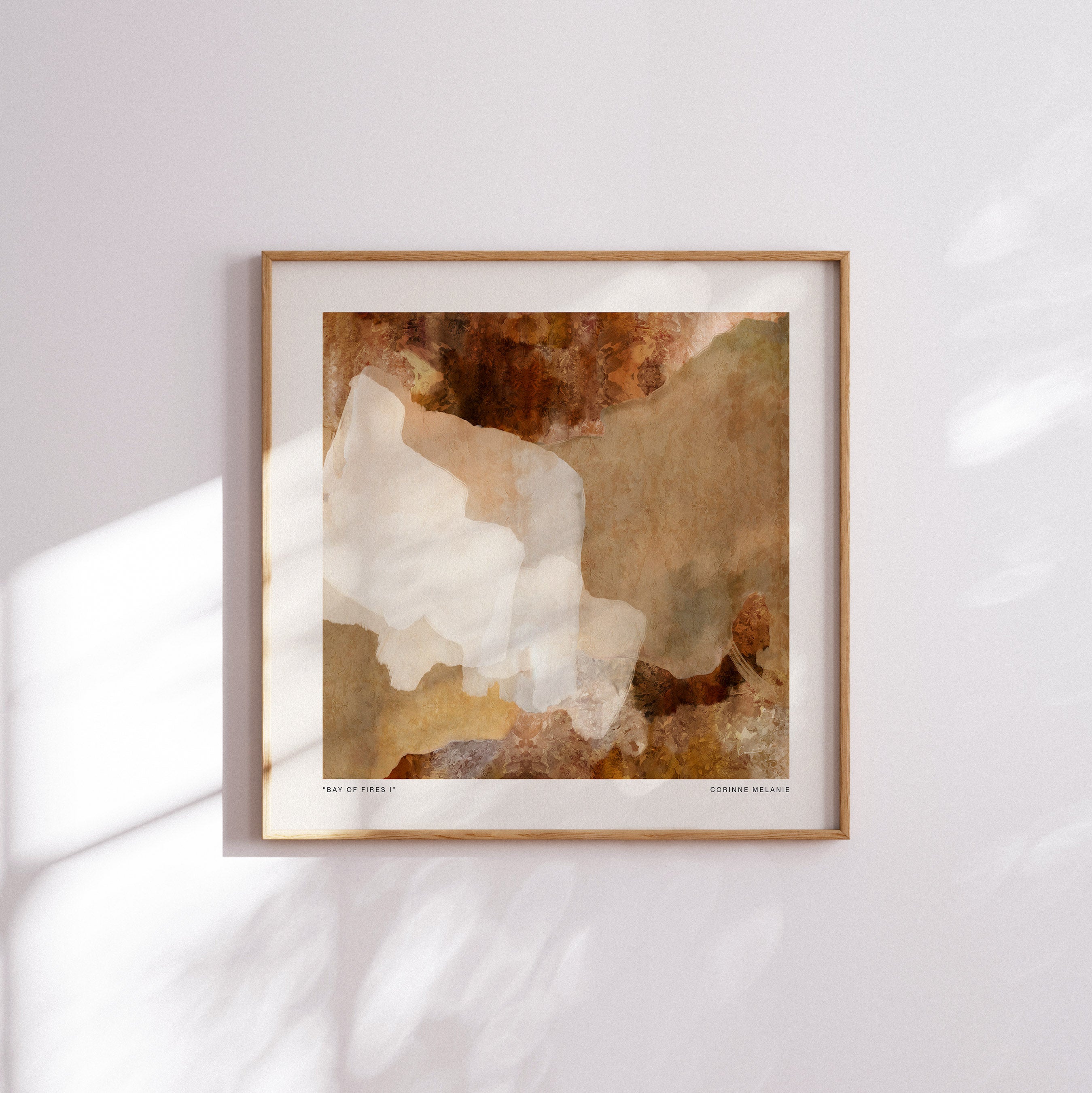 "Bay of Fires I" Framed Paper Print - With Gallery Text
