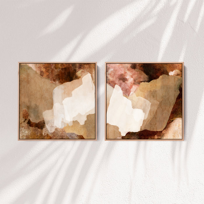 "Bay of Fires I" & "Bay of Fires II (Earth No. 5 & 12)" Square Set of 2