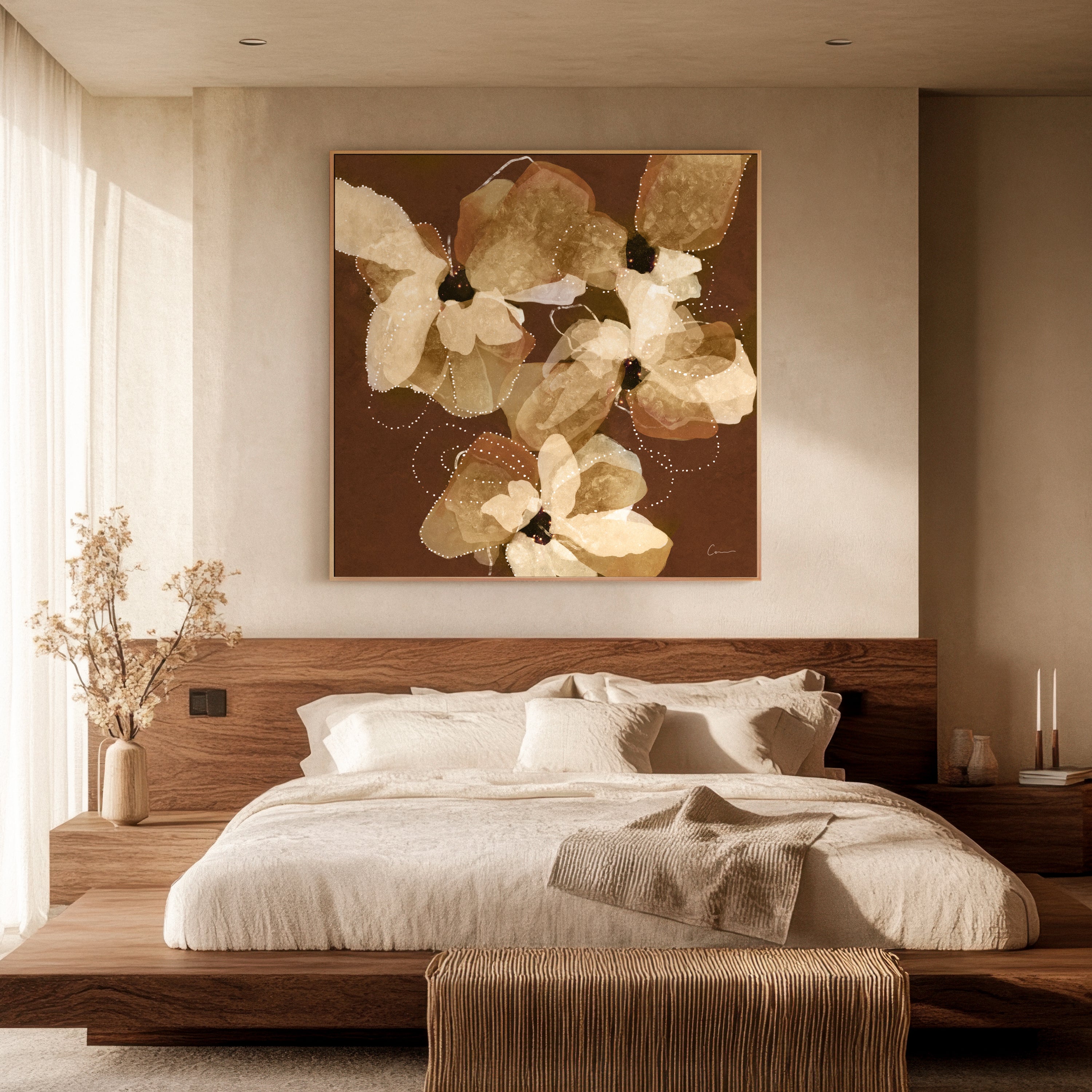 "Sedona" on Canvas - Square (Constellations no. 1)
