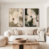 "Four Mile Beach (Earth No. 20)" & "Monteverde" Portrait Set of 2 on Canvas