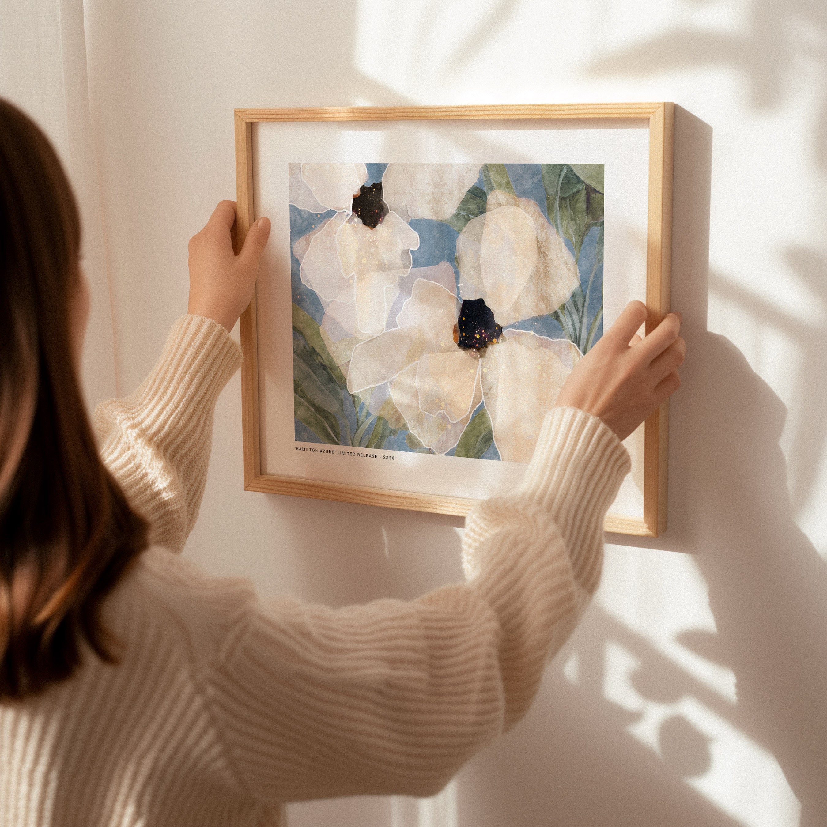 Free Gift - 'Hamilton Azure' Framed Limited Edition Artwork