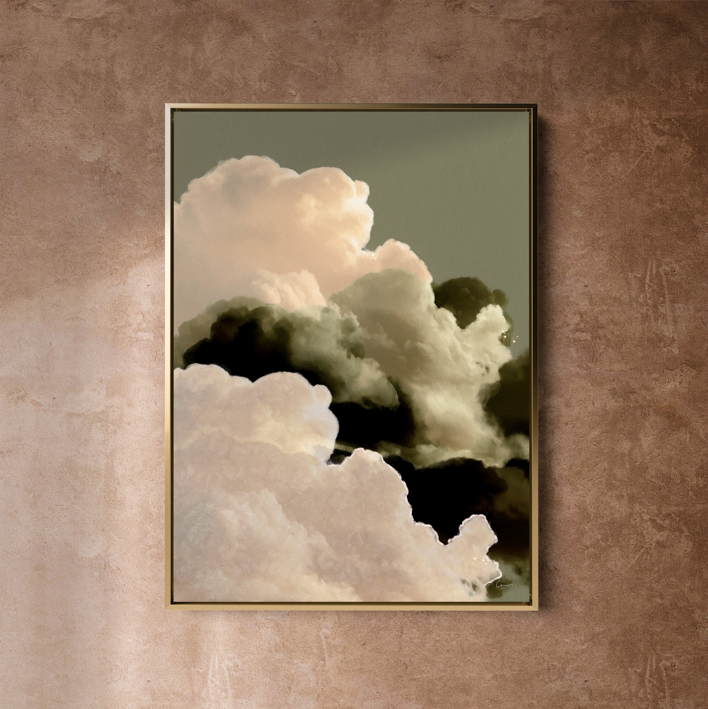 "Hyades" Cloud Painting - Portrait