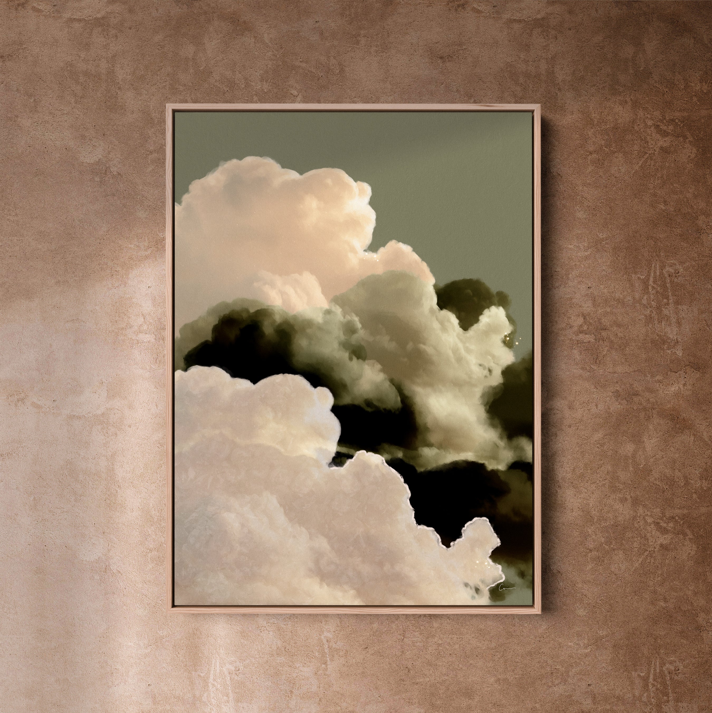 "Hyades" Cloud Painting - Portrait