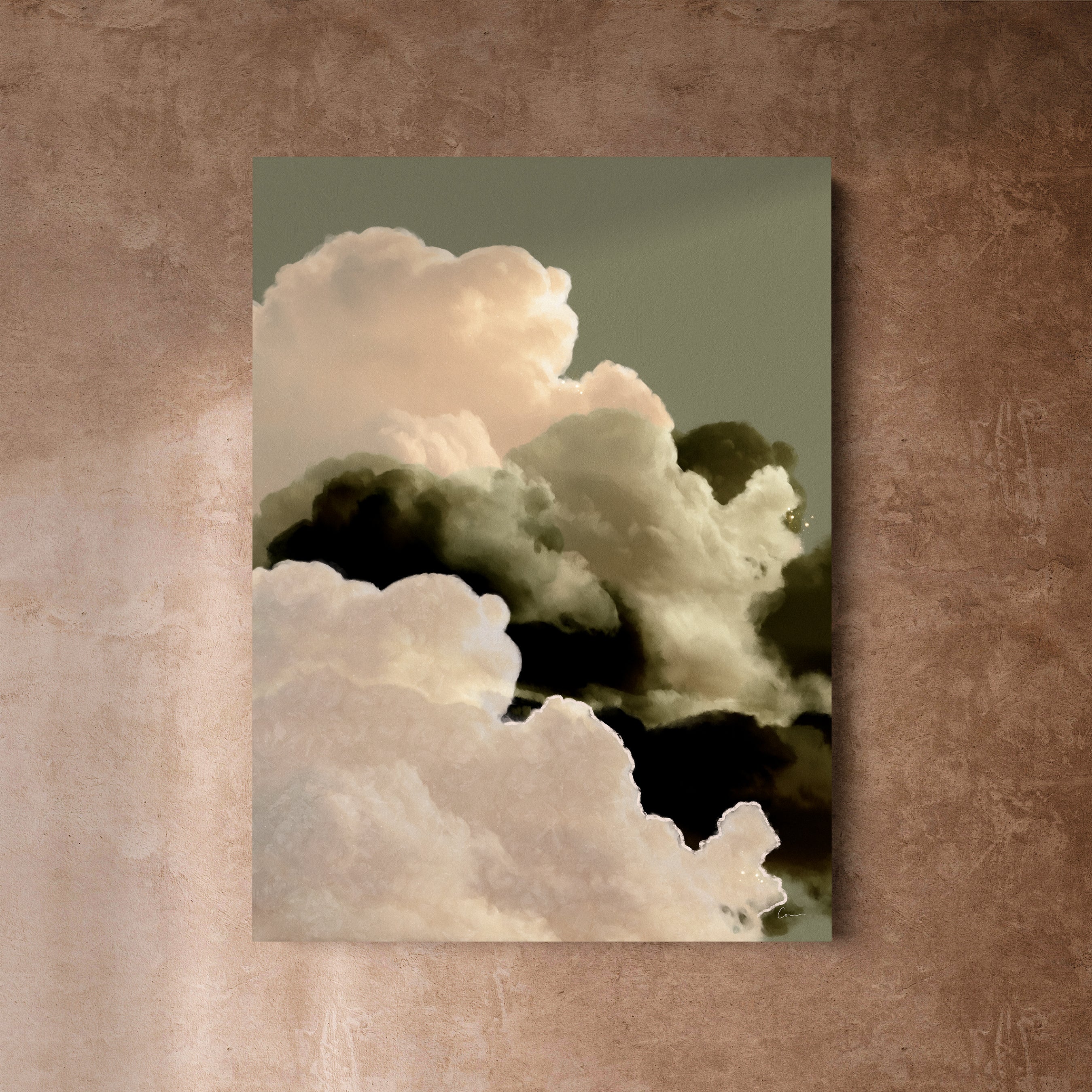 "Hyades" Cloud Painting - Portrait