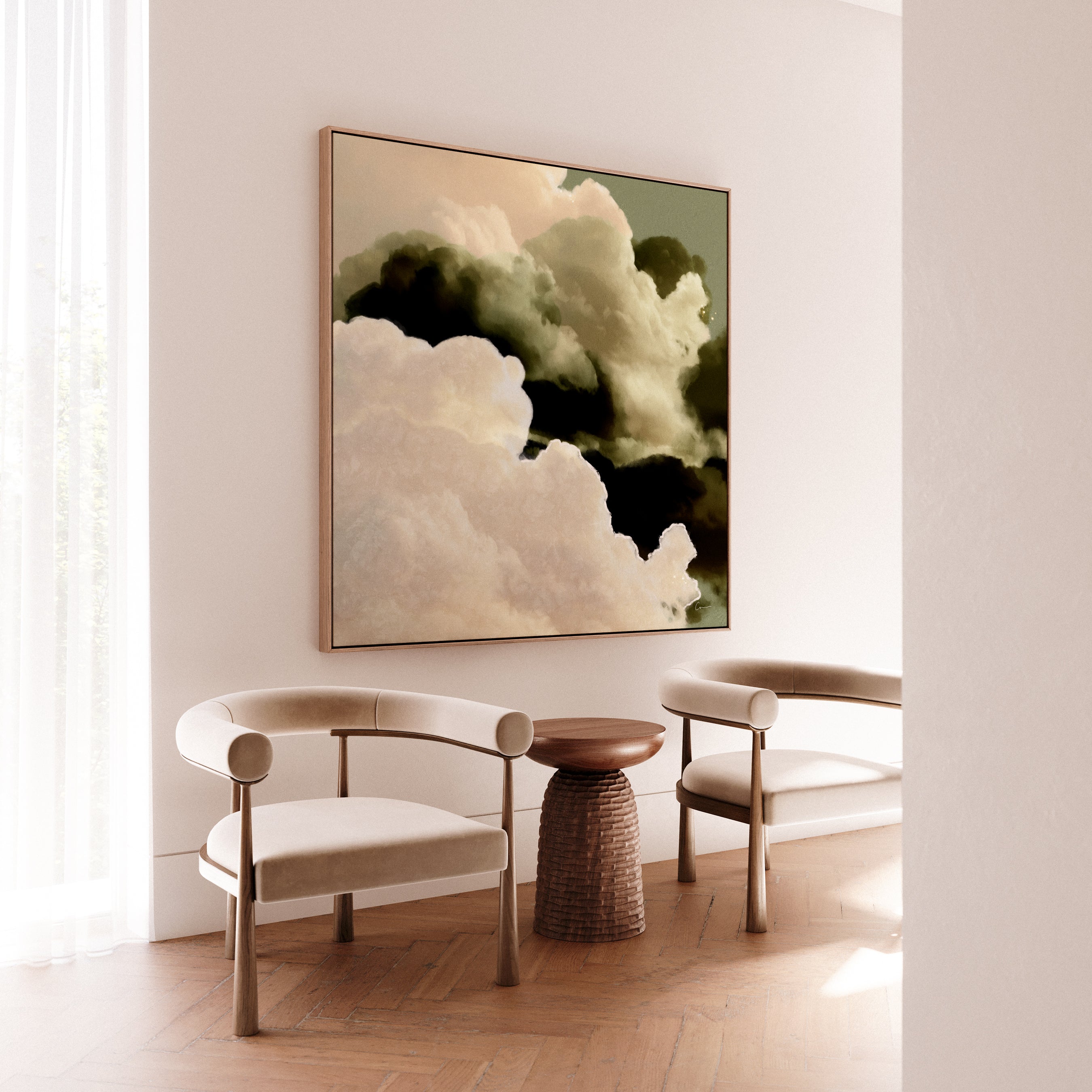 "Hyades" Cloud Painting - Square