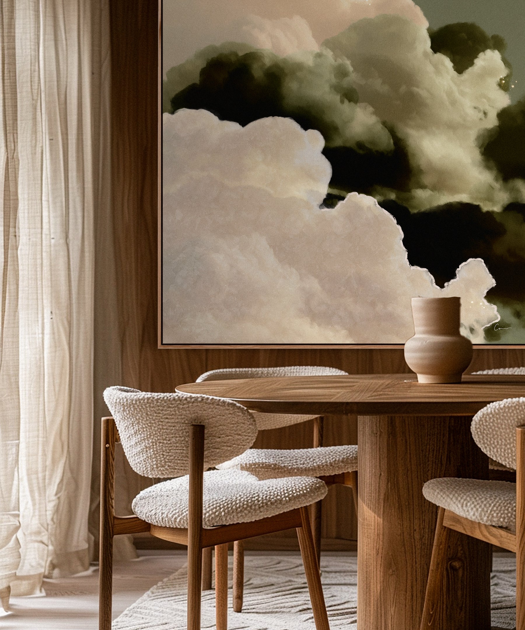 "Hyades" Cloud Painting - Square