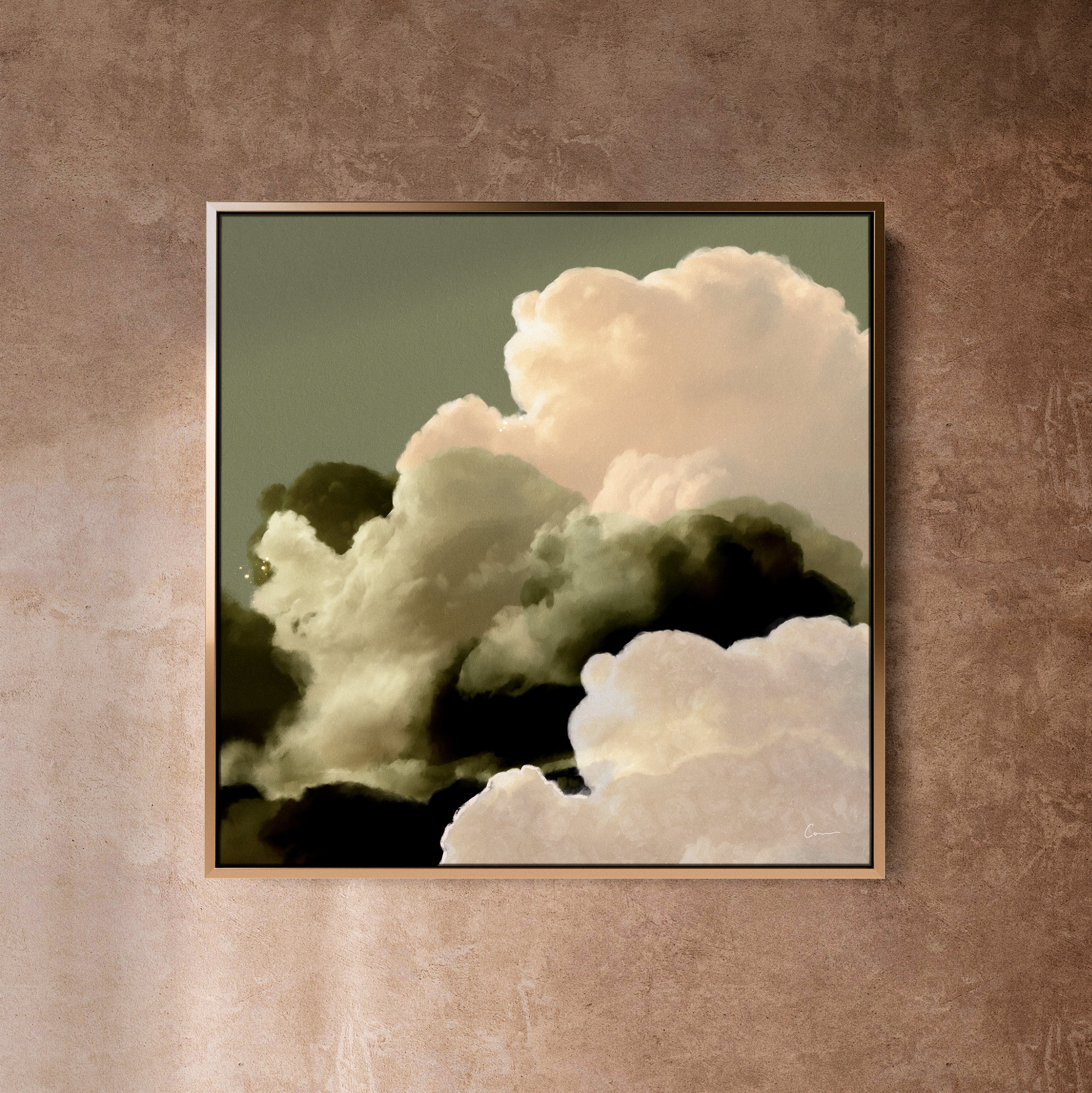"Hyades" Cloud Painting - Square II