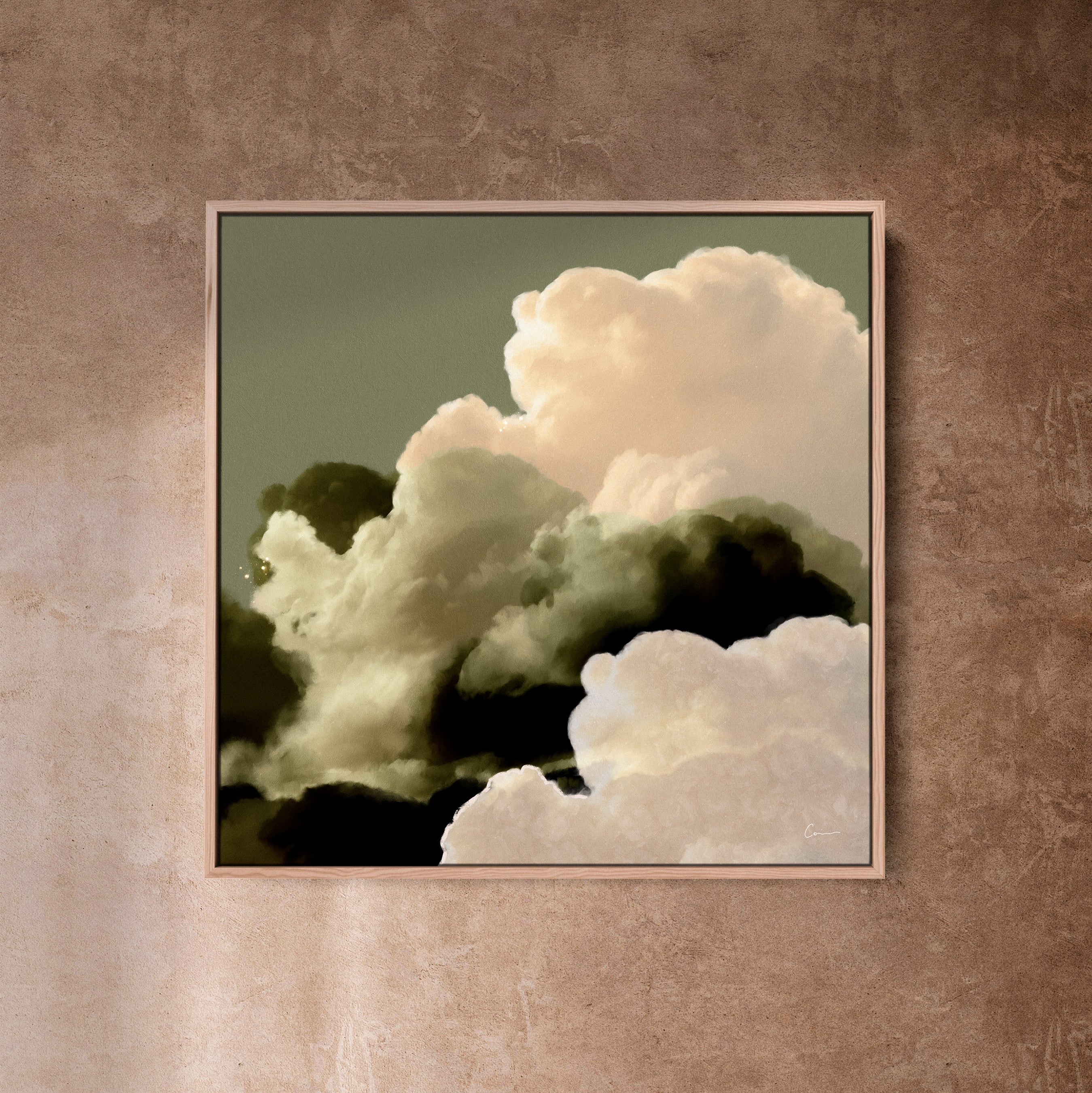 "Hyades" Cloud Painting - Square II