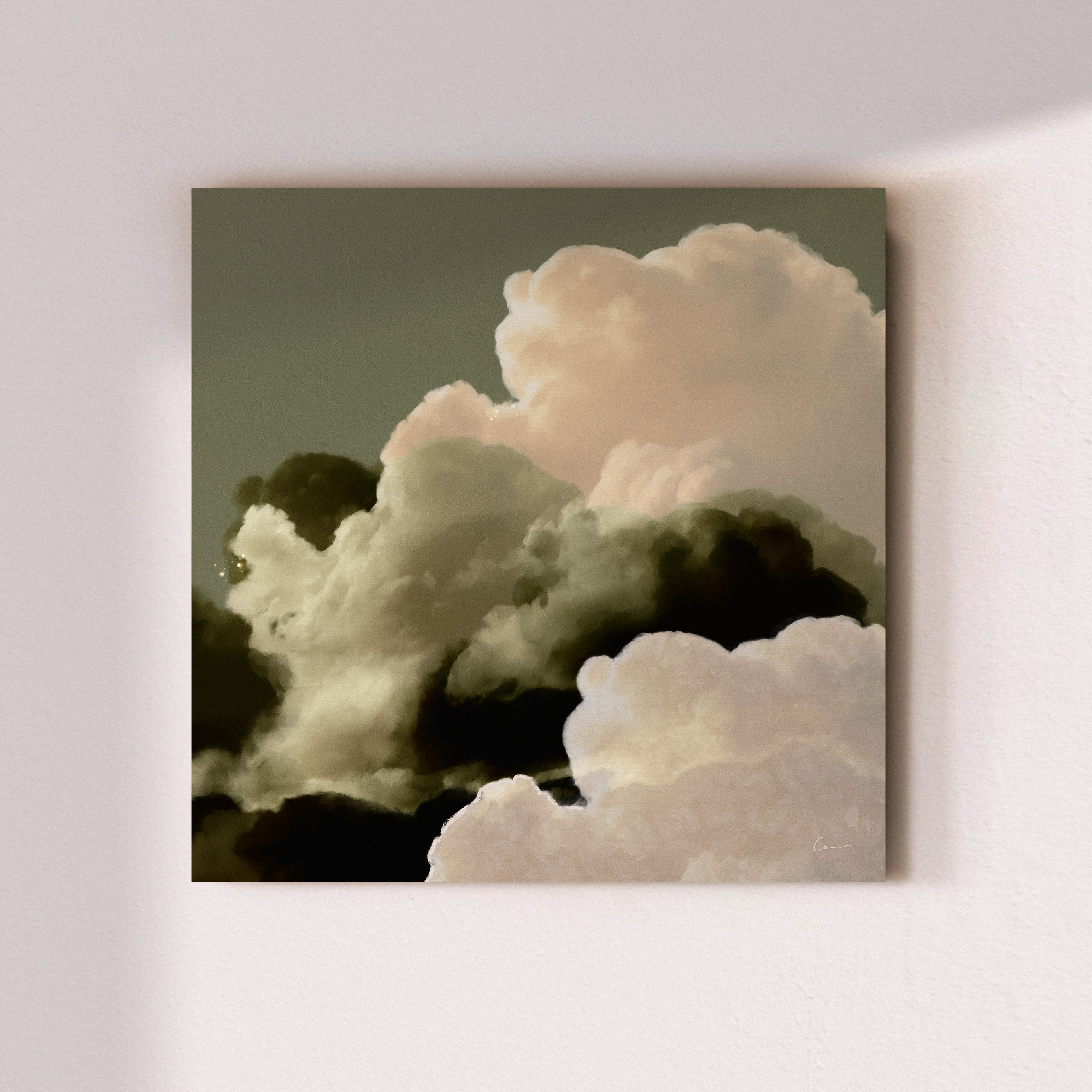 "Hyades" Cloud Painting - Square II