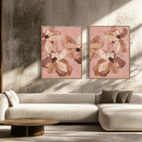 "La Palma" Portrait I & II Set of 2 on Canvas
