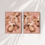 "La Palma" Portrait I & II Set of 2 on Canvas