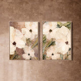 "Magnetic Island I & II" (Earth No. 25 & 30) Portrait Set of 2 on Canvas