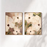 "Magnetic Island I & II" (Earth No. 25 & 30) Portrait Set of 2 on Canvas