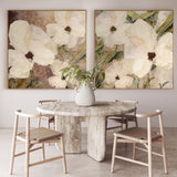 "Magnetic Island I (No. 27)" & "Magnetic Island II (No. 31)" Square Set of 2 on Canvas