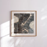"Milos Stone" (Square II) Framed Paper Print