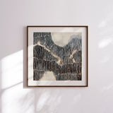 "Milos Stone" (Square I) Framed Paper Print