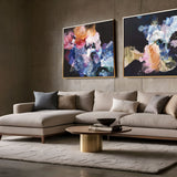 "Nightflower I & VI" Set of 2 on Canvas