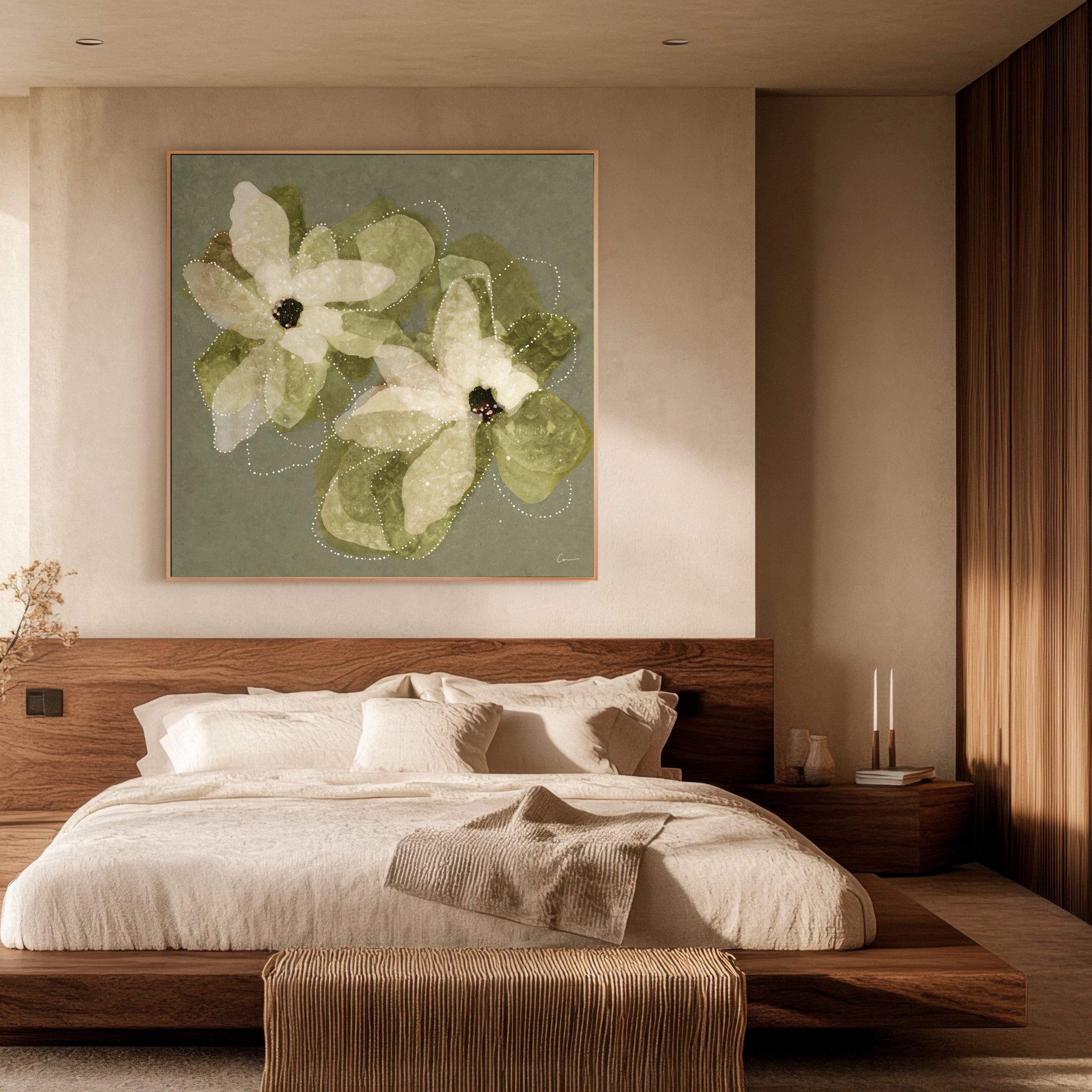 "Patagonia" on Canvas - Square (Constellations no. 2)