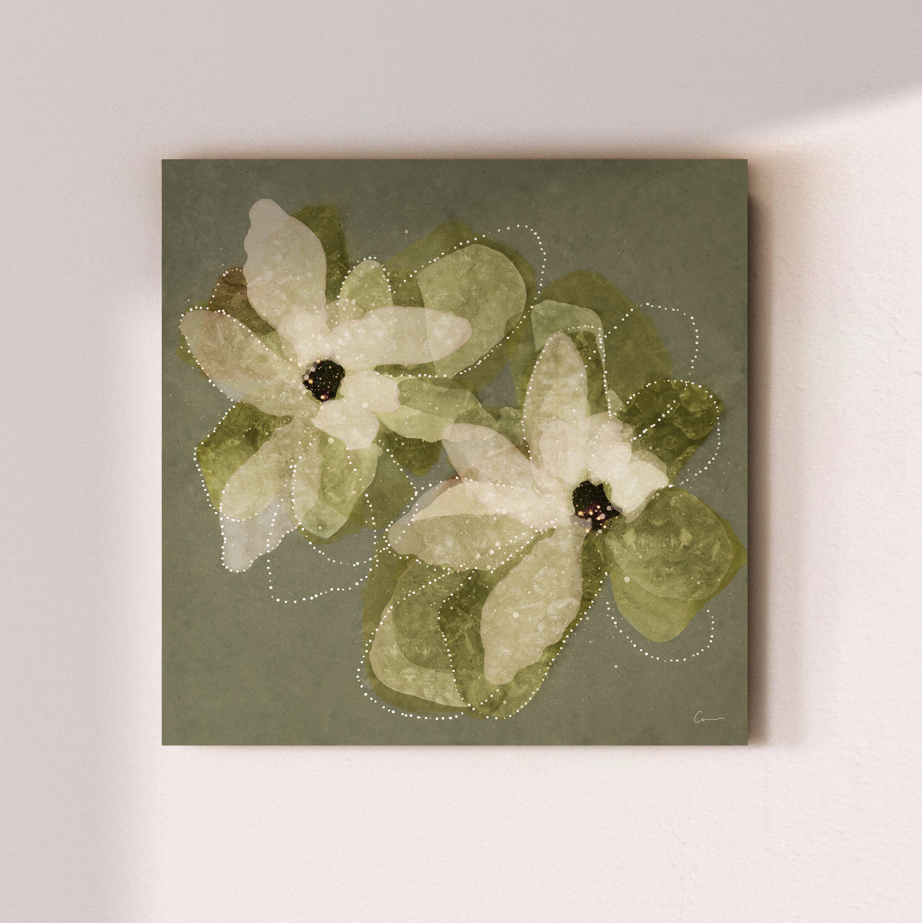 "Patagonia" on Canvas - Square (Constellations no. 2)