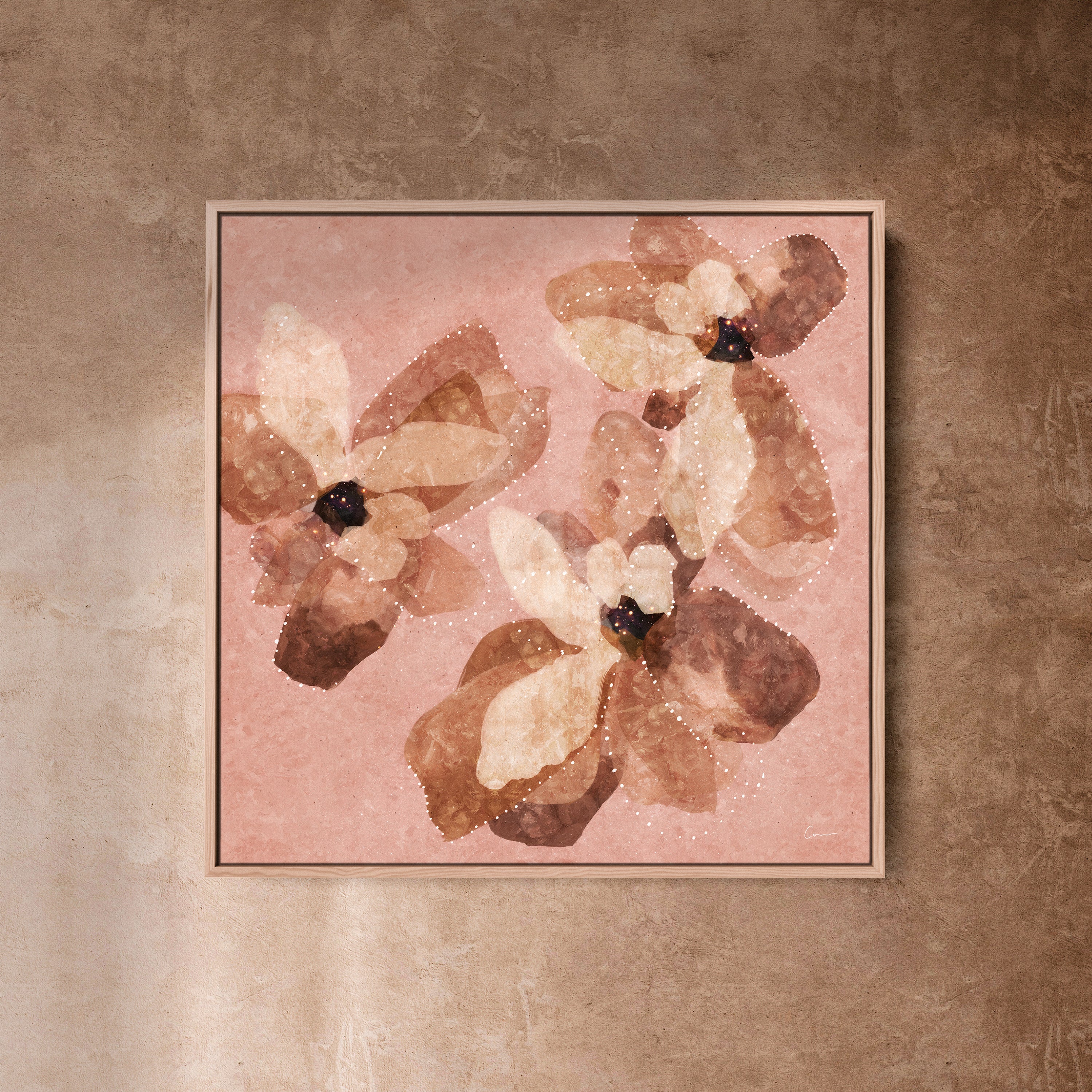 "La Palma" on Canvas - Square (Constellations no. 3)