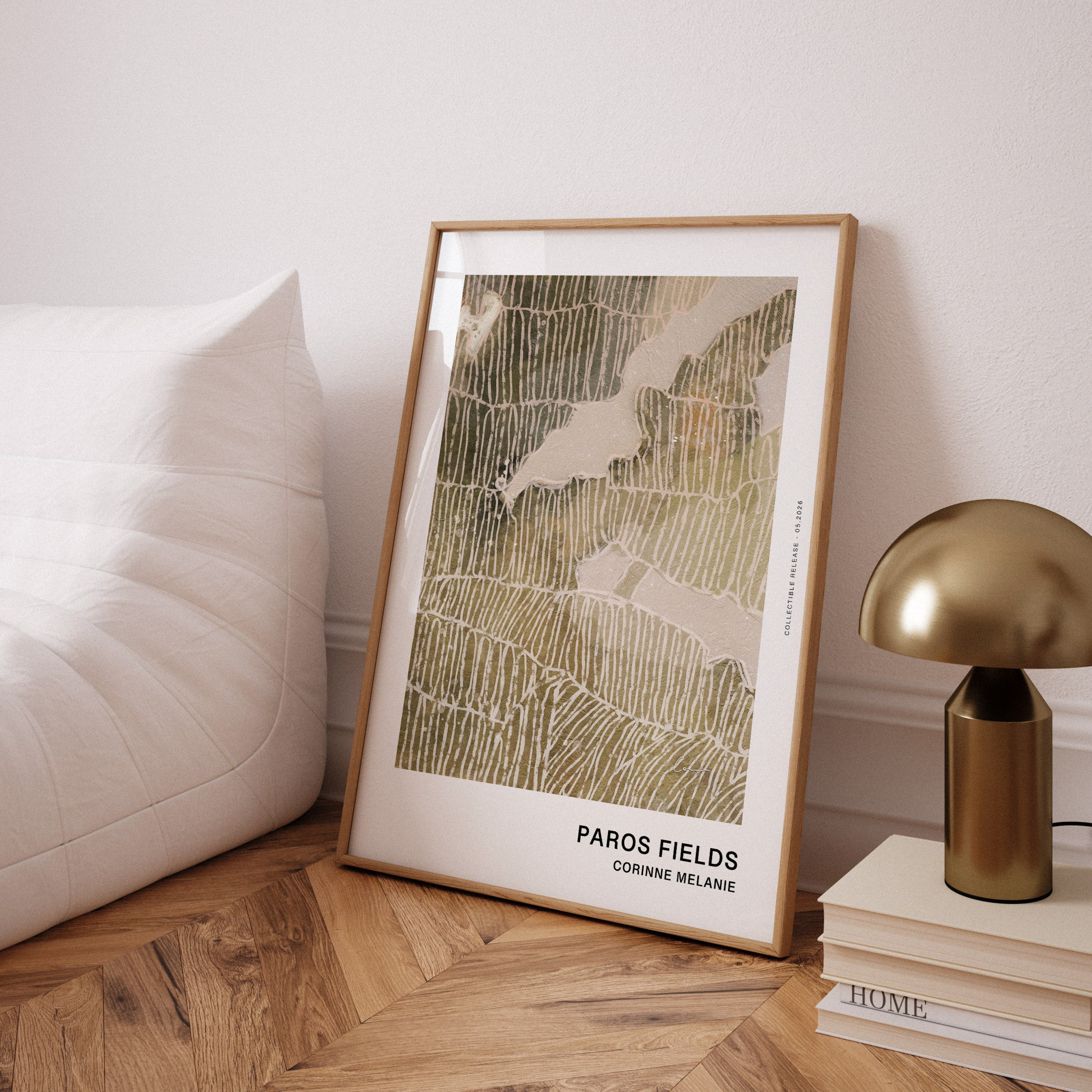 Free Gift - 'Paros Fields' Limited Edition Artwork (Large A1 Size)