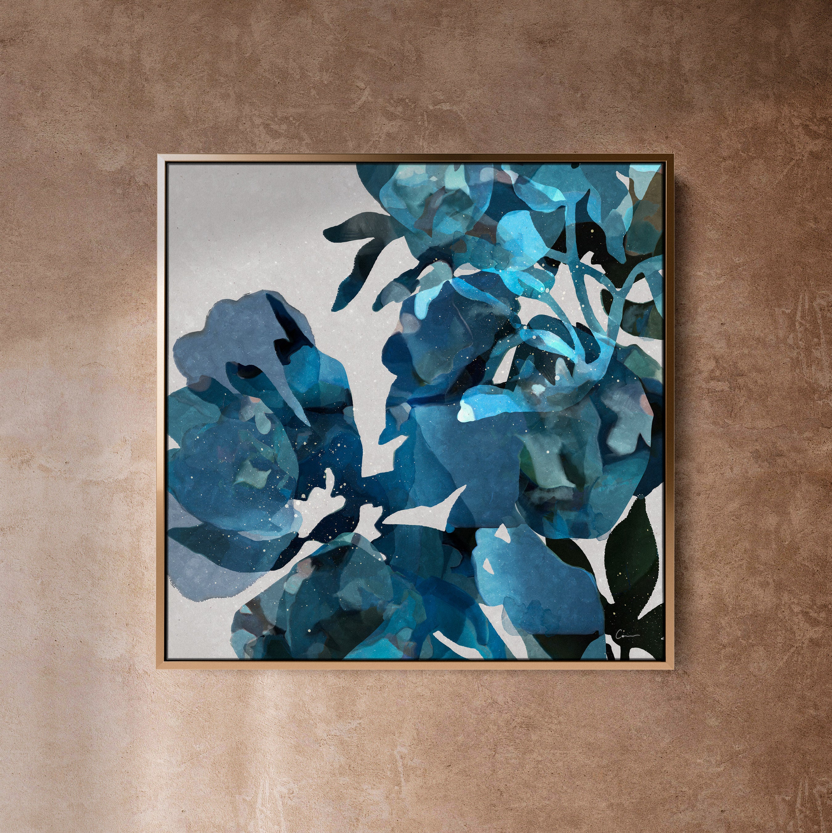 "Paros I & II" on Canvas - Set of 2 Square