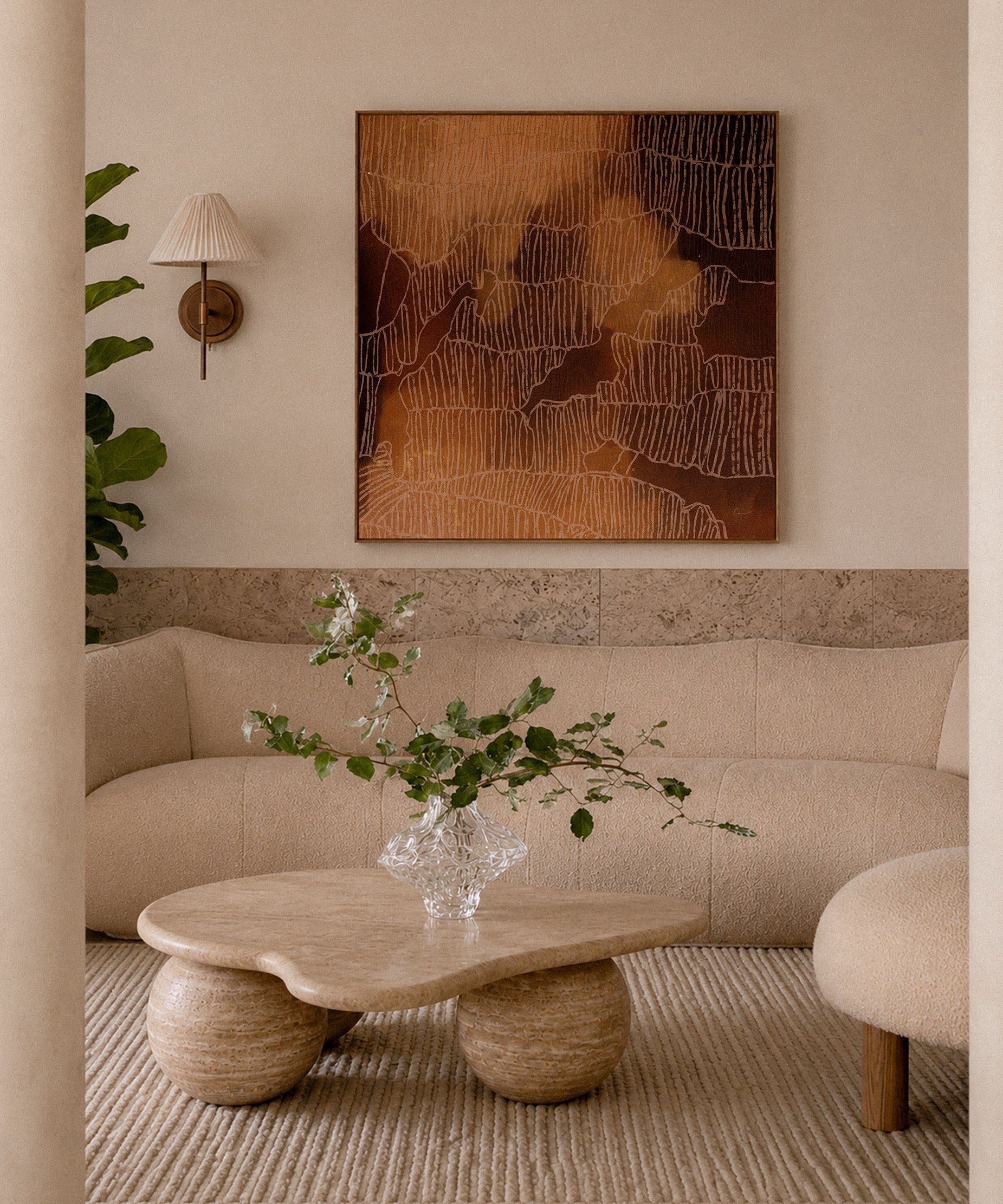 "Pilbara Bronze" - Square