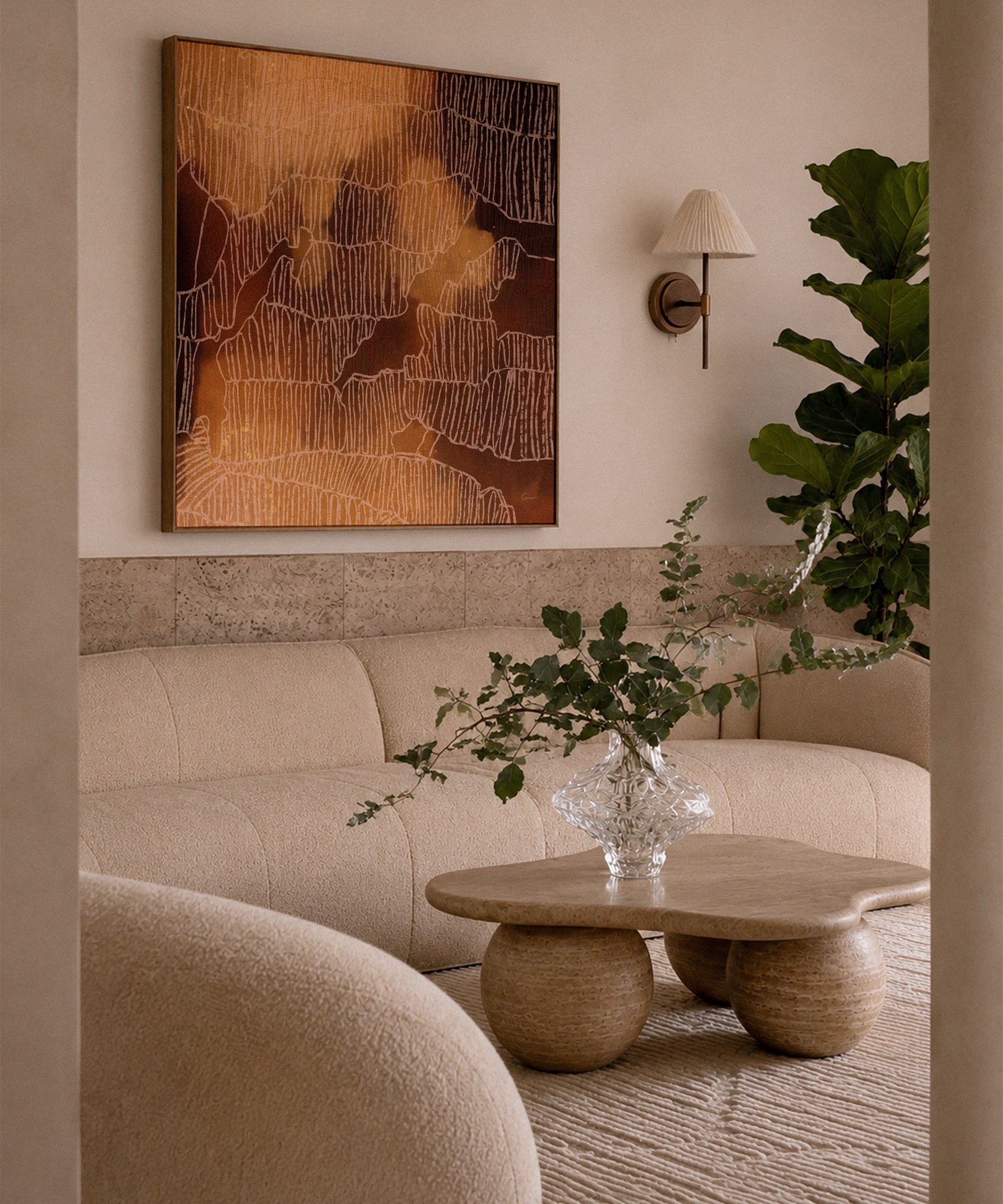 "Pilbara Bronze" - Square