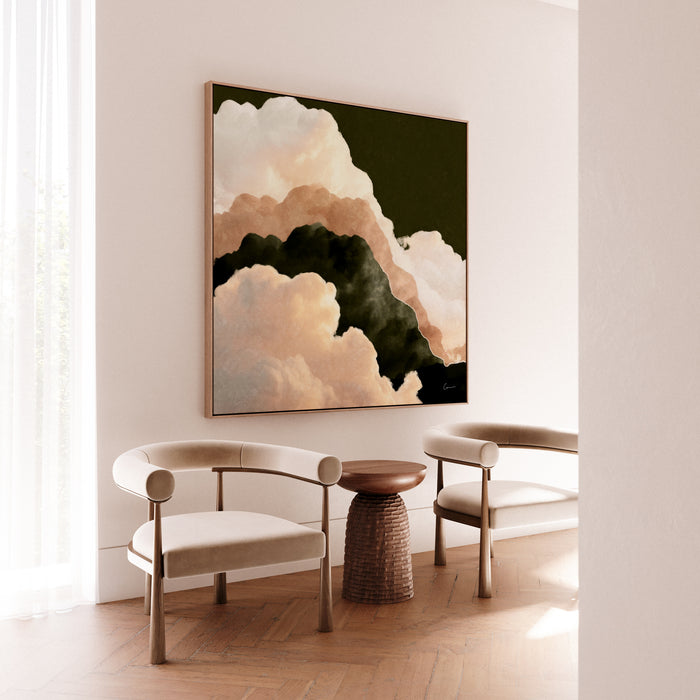 "Pleiades" Cloud Painting (No. 2) - Square