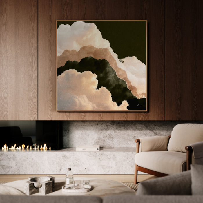"Pleiades" Cloud Painting (No. 2) - Square