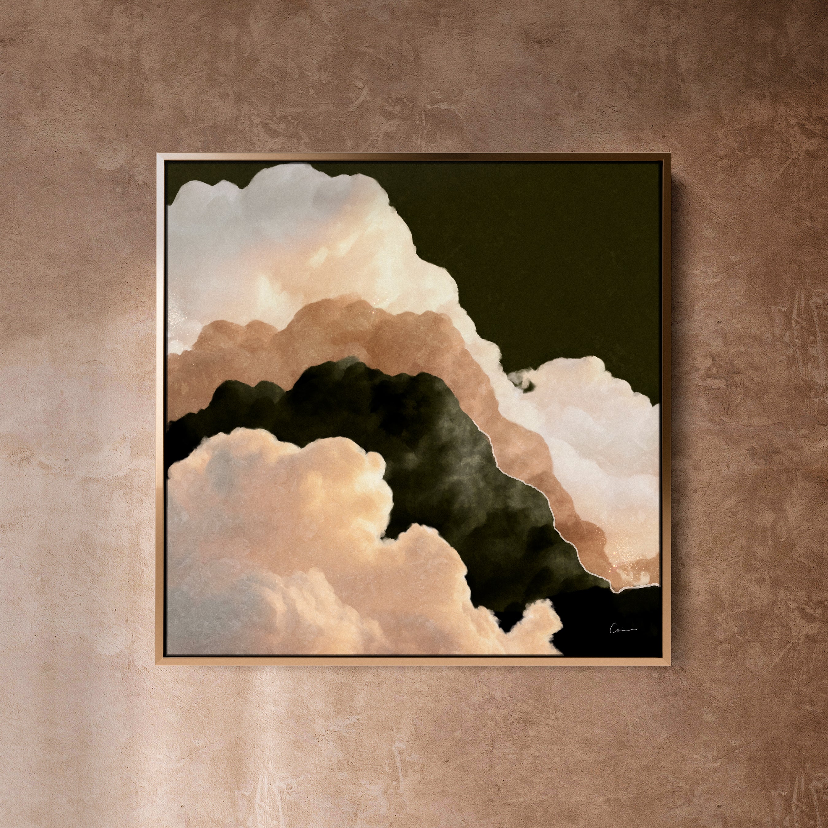 "Pleiades" Cloud Painting - Square