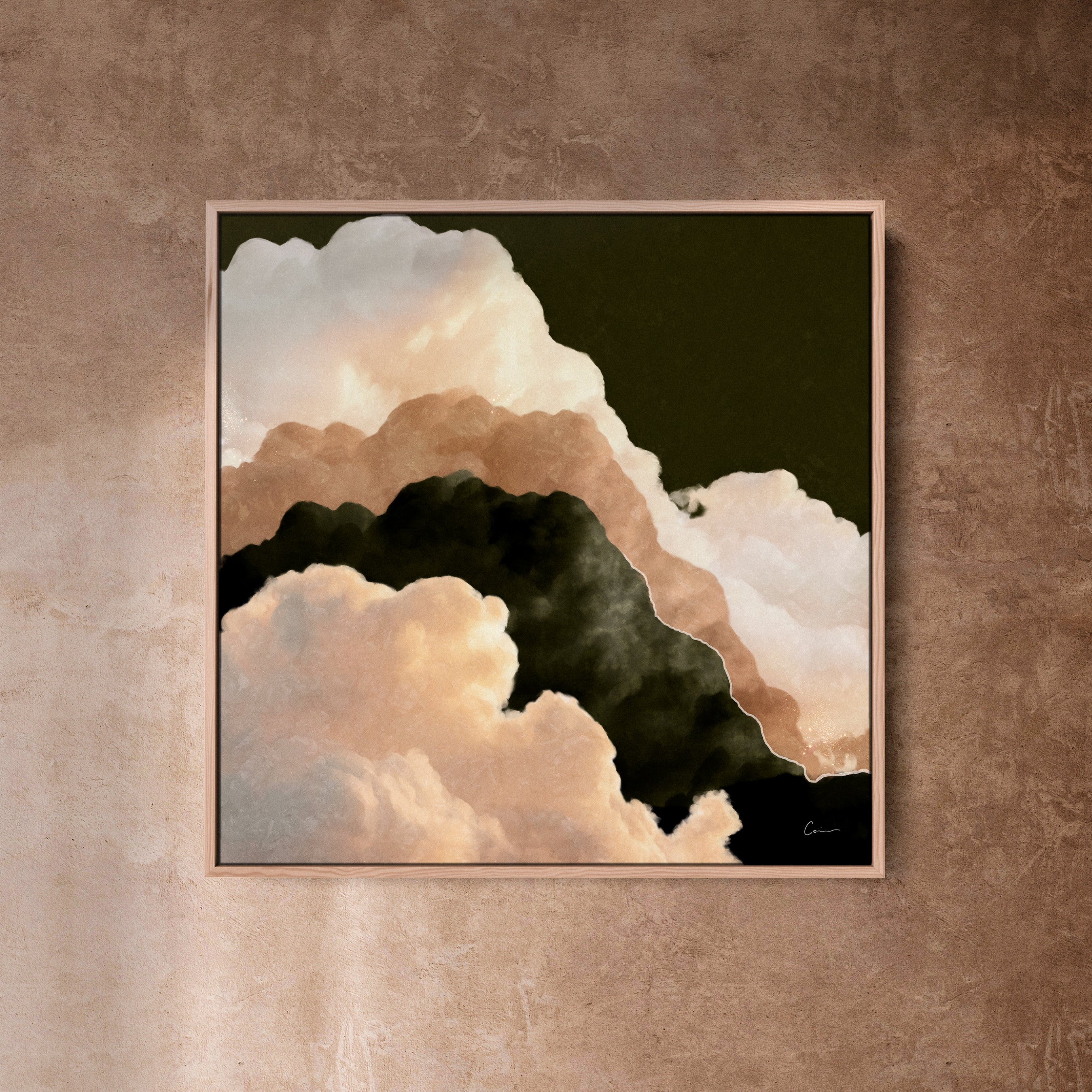 "Pleiades" Cloud Painting - Square