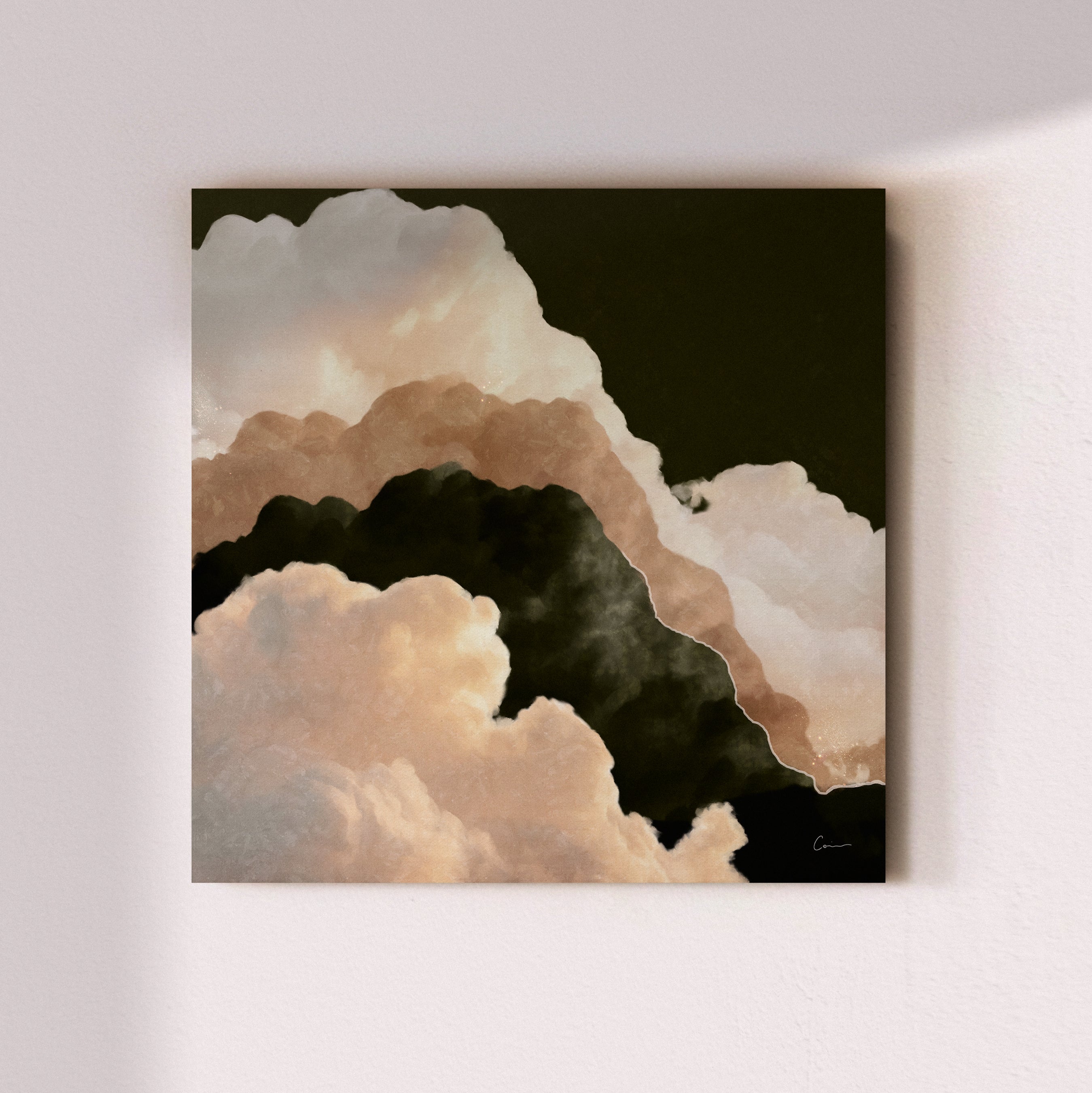 "Pleiades" Cloud Painting - Square