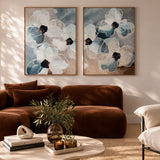 "Portsea Bloom" Portrait I & II - Set of 2 on Canvas