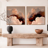 "Vela Terra" & "Eos Terra" on Canvas - Set of 2 Square