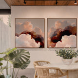 "Vela Terra" & "Eos Terra" on Canvas - Set of 2 Square