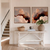 "Vela Terra" & "Eos Terra" on Canvas - Set of 2 Square
