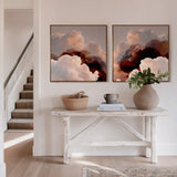"Vela Terra" & "Eos Terra" on Canvas - Set of 2 Square