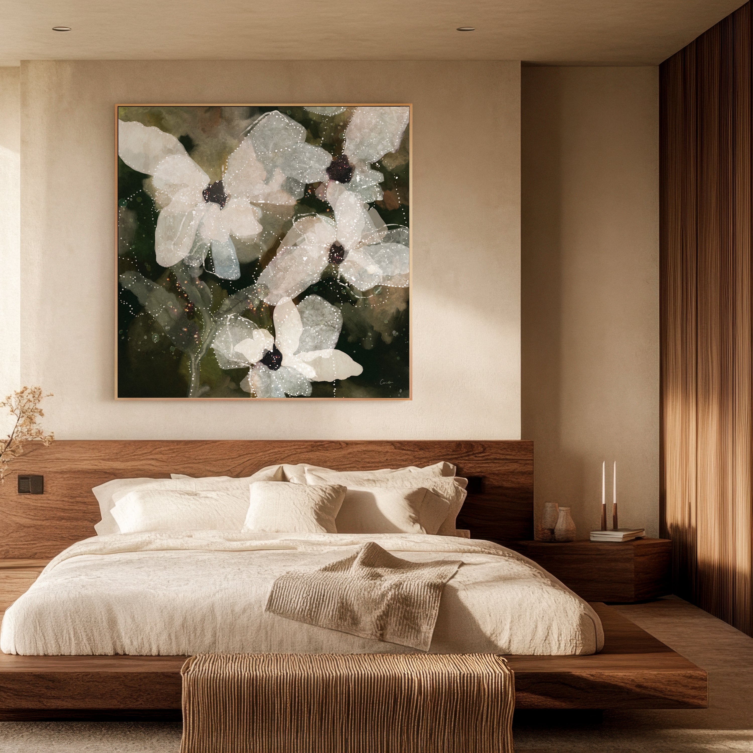 "South Island" on Canvas - Square
