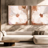 "Tulum I" & "Tulum II" Square Set of 2 on Canvas