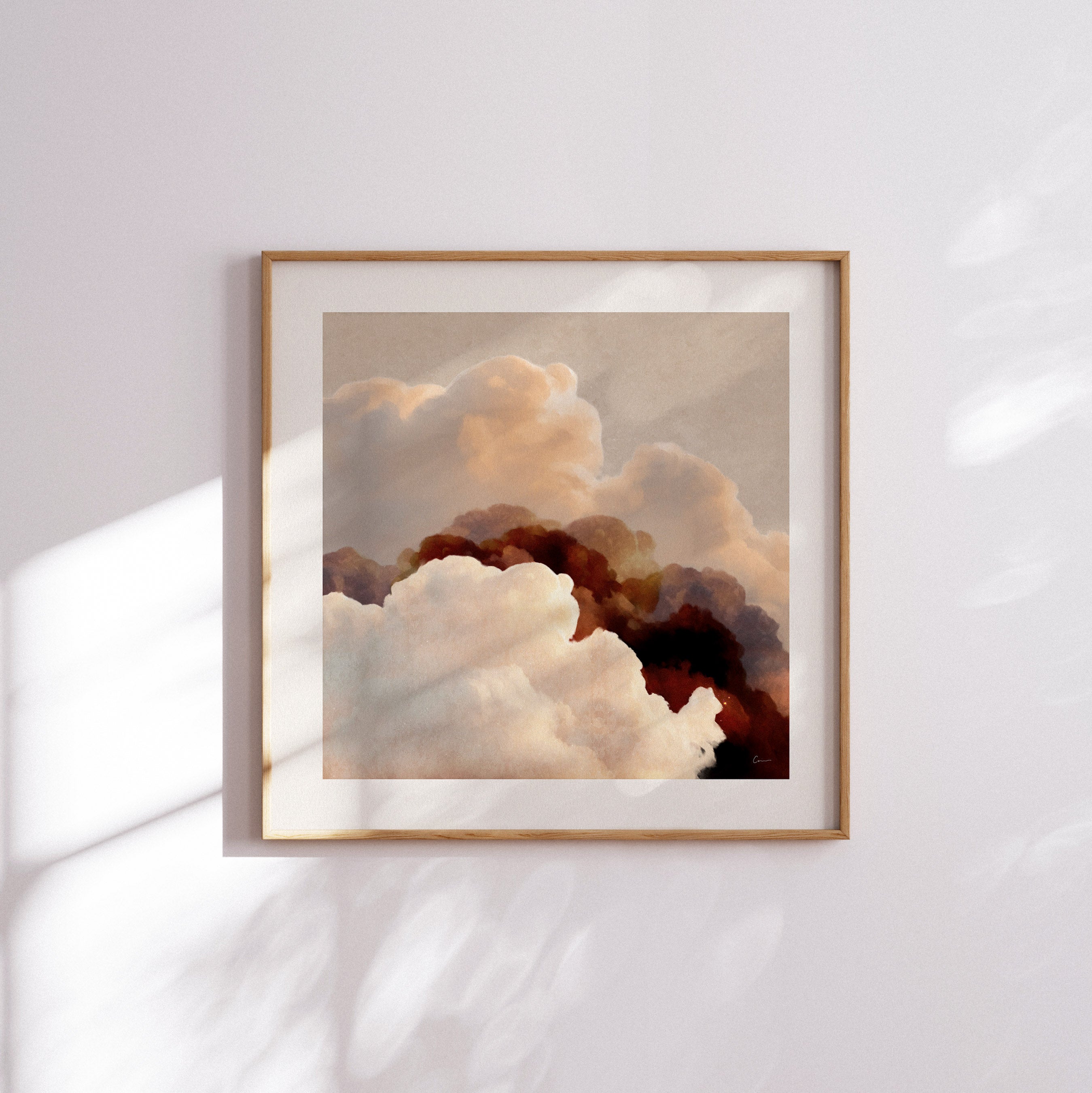 "Vela Terra" Square - Framed Paper Print
