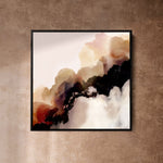 "Alto Stratus No. 1" on Canvas Canvas Wall Art Corinne Melanie Framed - Black 20x20in / 50x50cm 