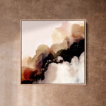 "Alto Stratus No. 1" on Canvas Canvas Wall Art Corinne Melanie Framed - Oak 20x20in / 50x50cm 