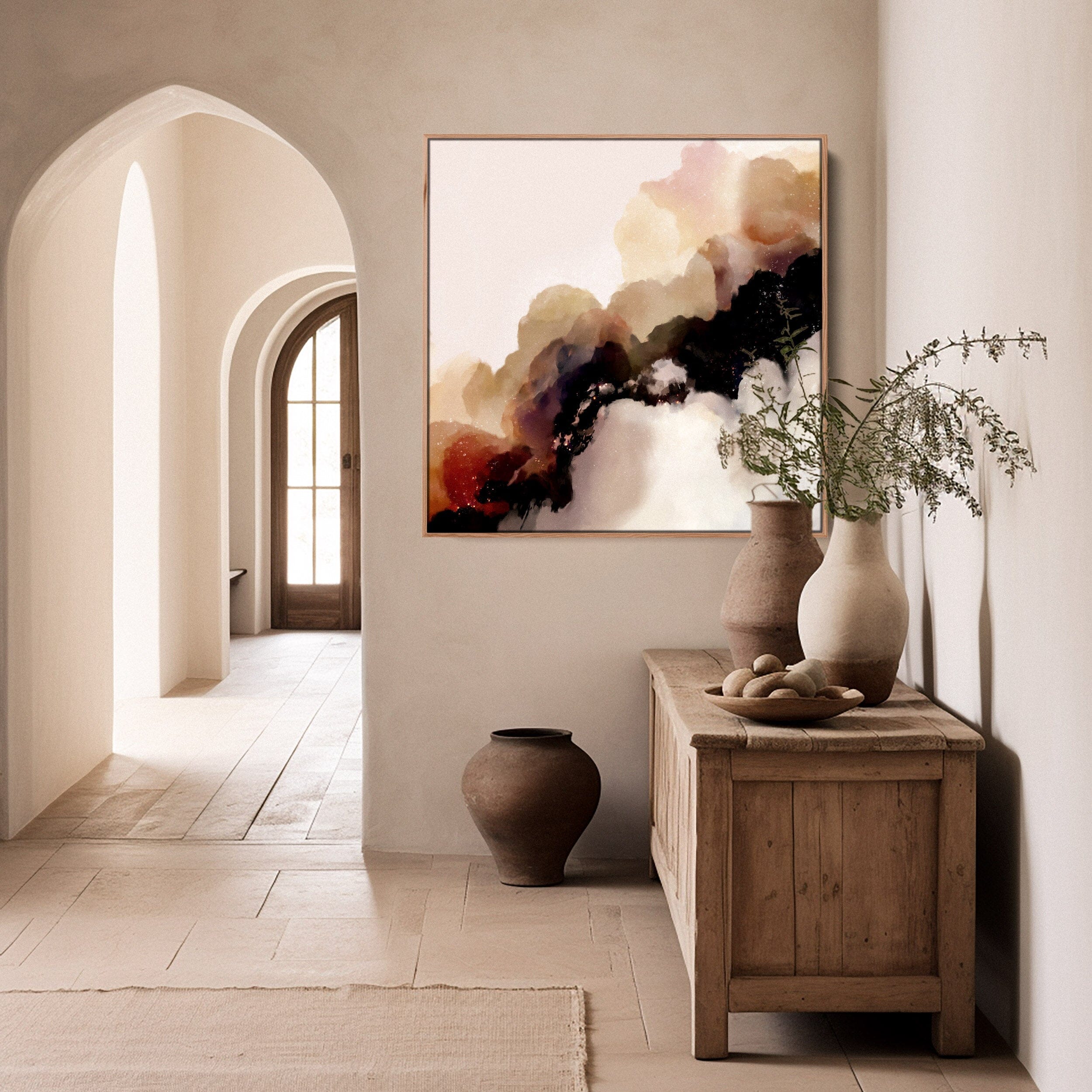 "Alto Stratus No. 1" on Canvas Cloud Painting Wall Art by Corinne Melanie
