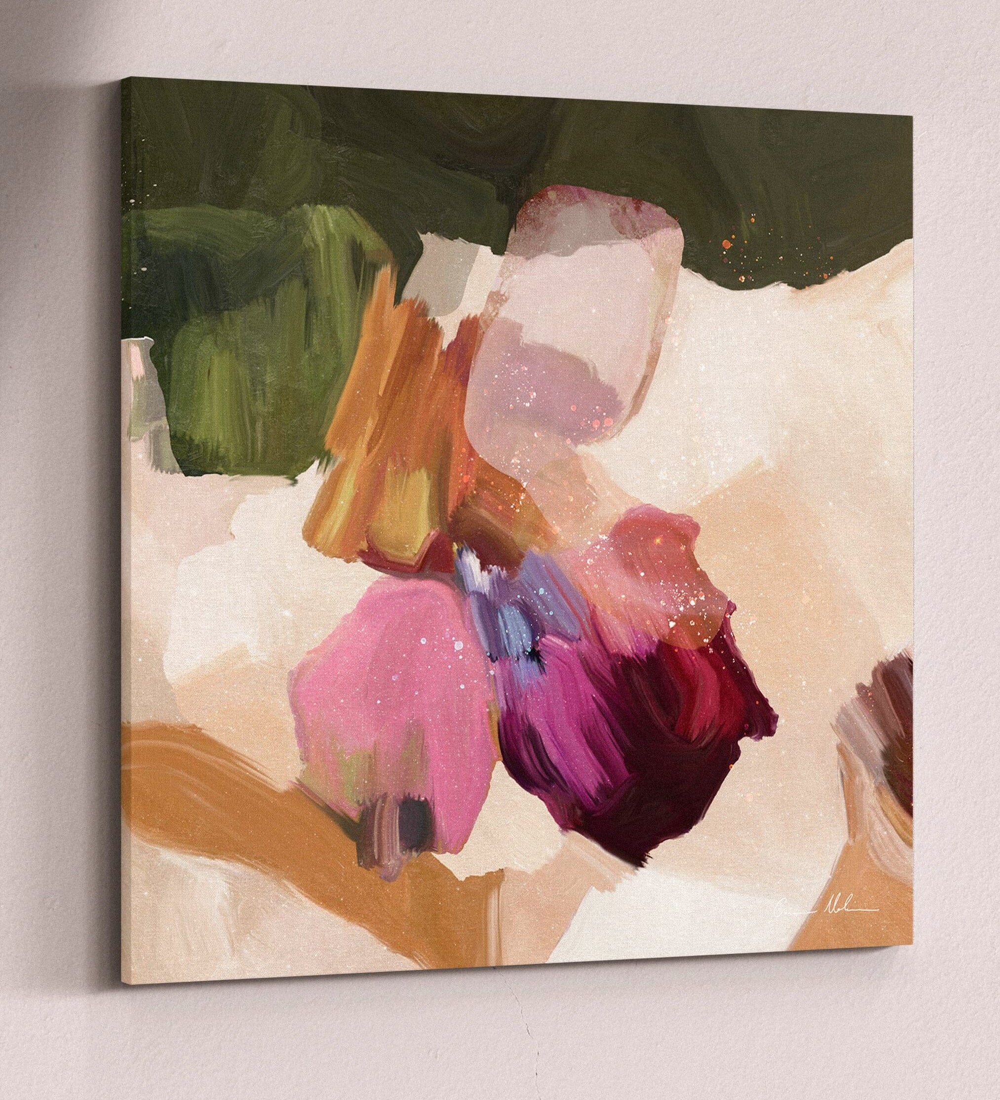"Apostle Bay No. 2 (v.ii)" on Canvas Canvas Wall Art Corinne Melanie Square XS: 20x20in / 50x50cm Stretched & Ready to Hang Canvas 